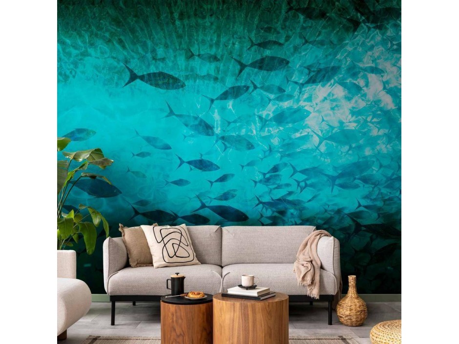 Papier peint - A shoal of dark fish
