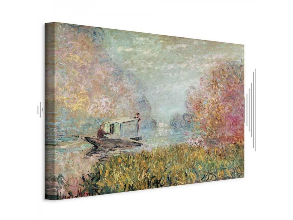 Tableau - Claude Monet – Boat on the Seine