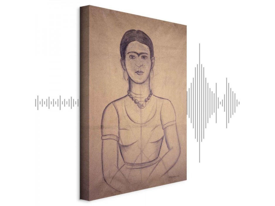 Tableau - Frida Kahlo – Self-Portrait, 1929 (charcoal drawing)