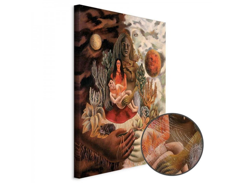 Tableau - Frida Kahlo – The Love Embrace of the Universe, the Earth (Mexico), Myself, Diego, and Señor Xolotl