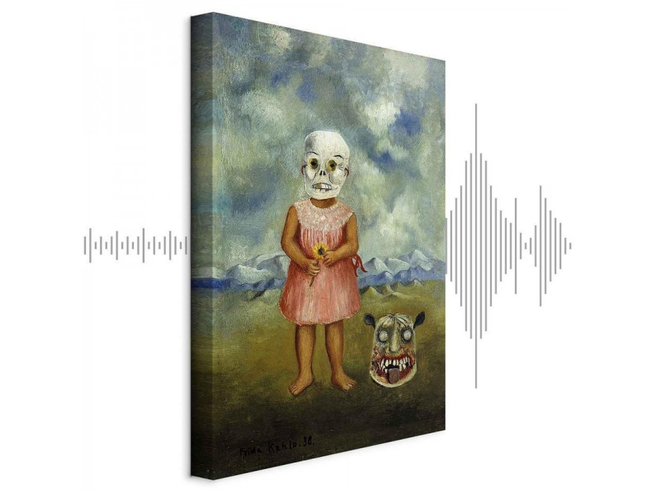 Tableau - Frida Kahlo – Girl with Death Mask (She Plays Alone)
