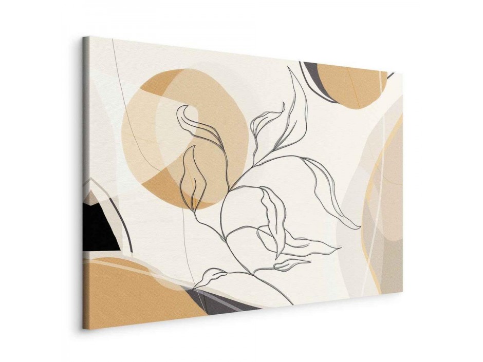 Tableau - Landscape with a leaf