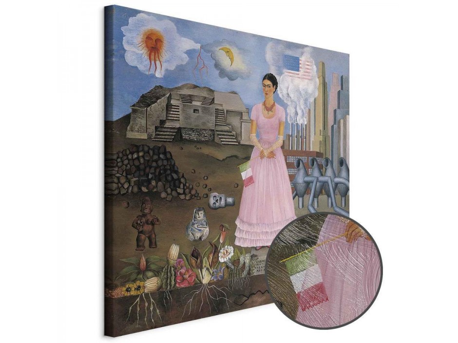 Tableau - Frida Kahlo – Self-Portrait on the Borderline Between Mexico and the United States