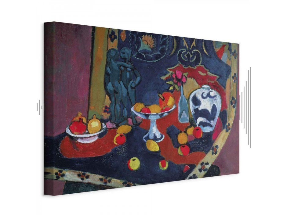Tableau - Henri Matisse – Still Life with Fruit and Bronze Statuette