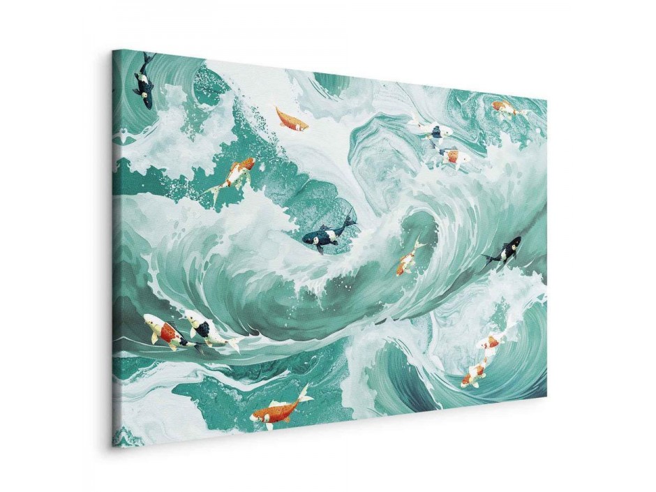 Tableau - Fish and waves