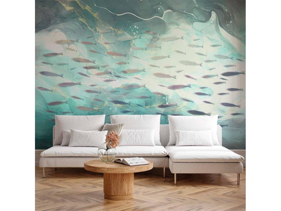 Papier peint - School of small fish