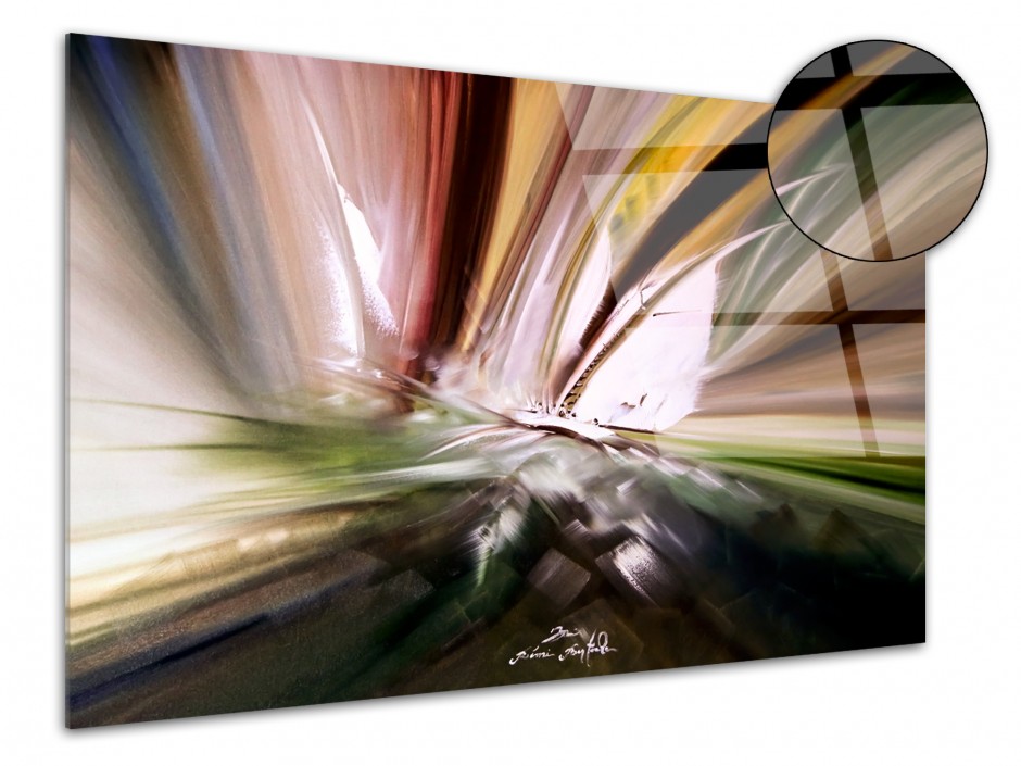 Tableau déco plexiglas Boat Race Abstract reproduction Peinture