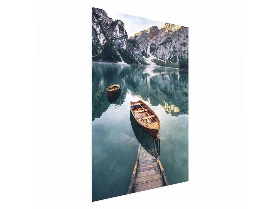 Poster - Boats in the Dolomites