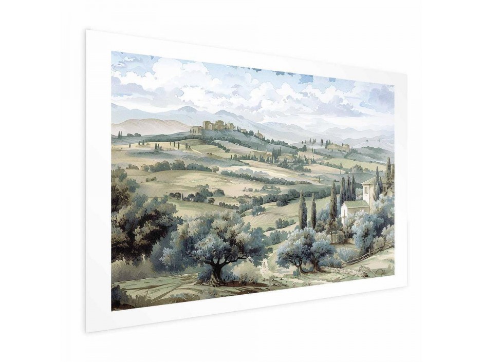 Poster - Landscape with Sunny Green Fields