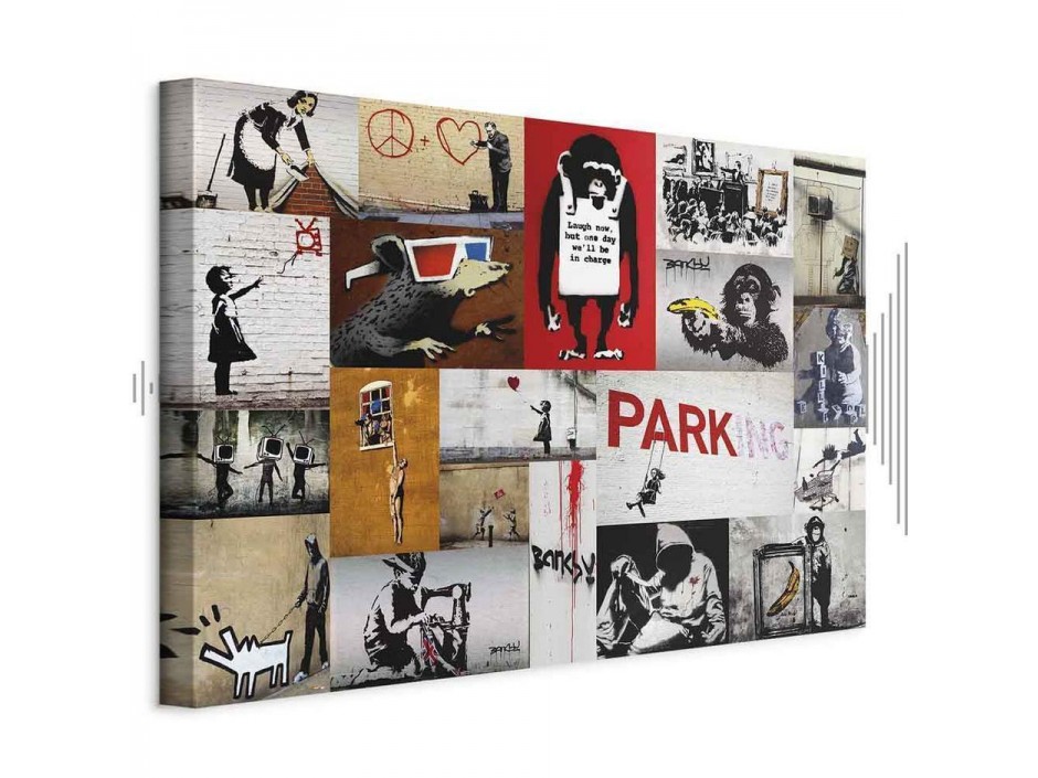 Tableau - Banksy - collage