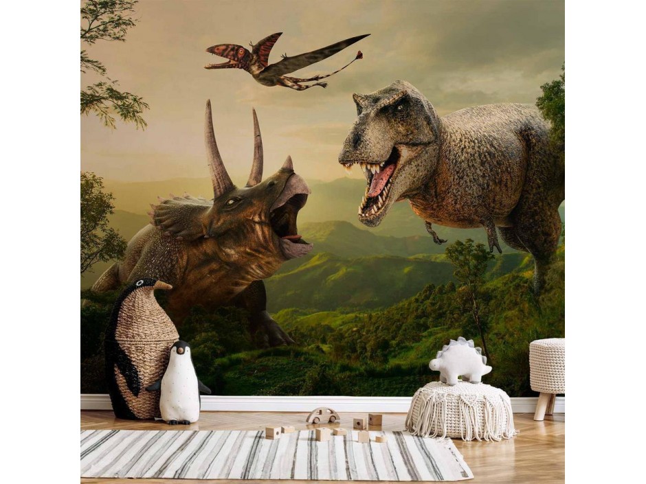 Papier peint - Dinosaur Square