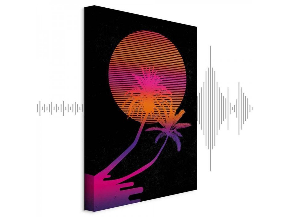 Tableau - Palm at Sunrise (1 Part) Vertical