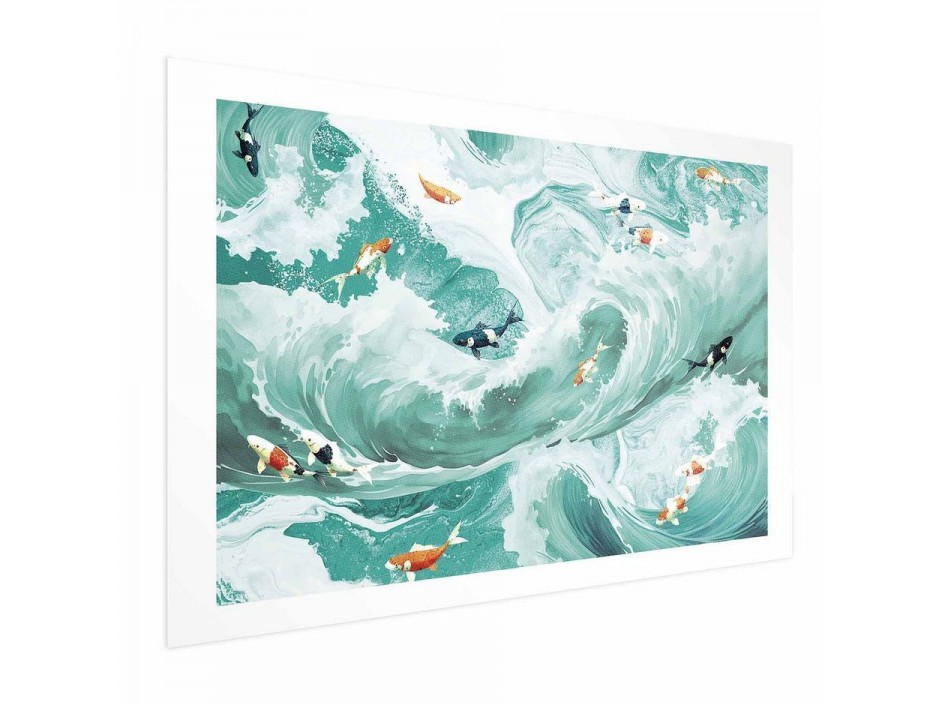 Poster - Fish and Waves