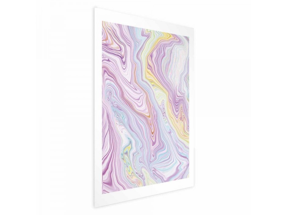 Poster - Colorful Dream - abstract shapes in pastel shades