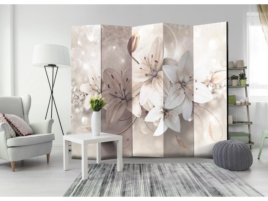 Paravent - Diamond Lilies II