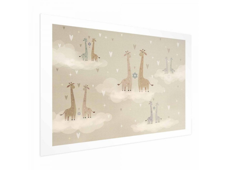 Poster - Loving Giraffes