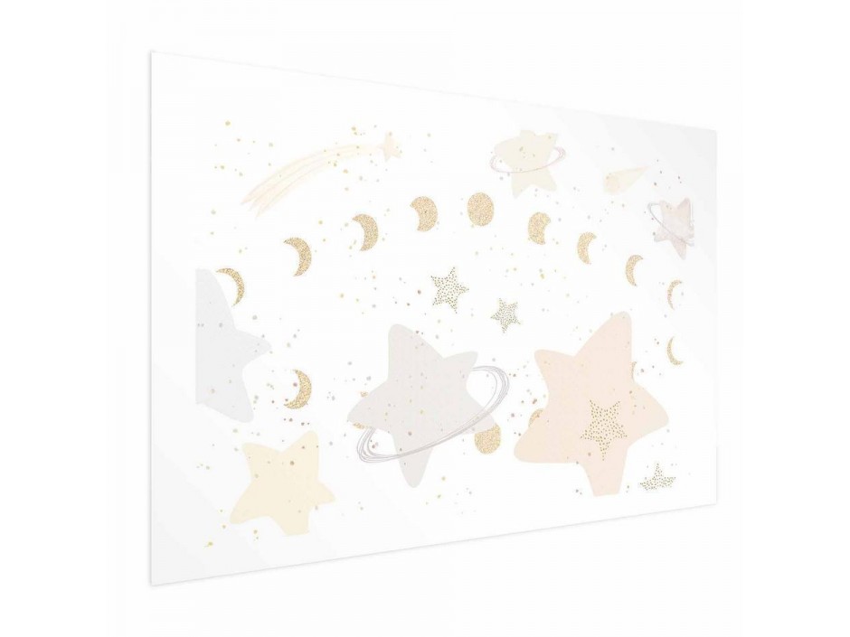 Poster - Moon and Stars