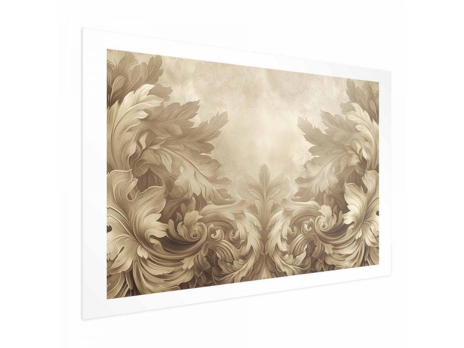 Poster - Carved Ornaments in Sepia Shades