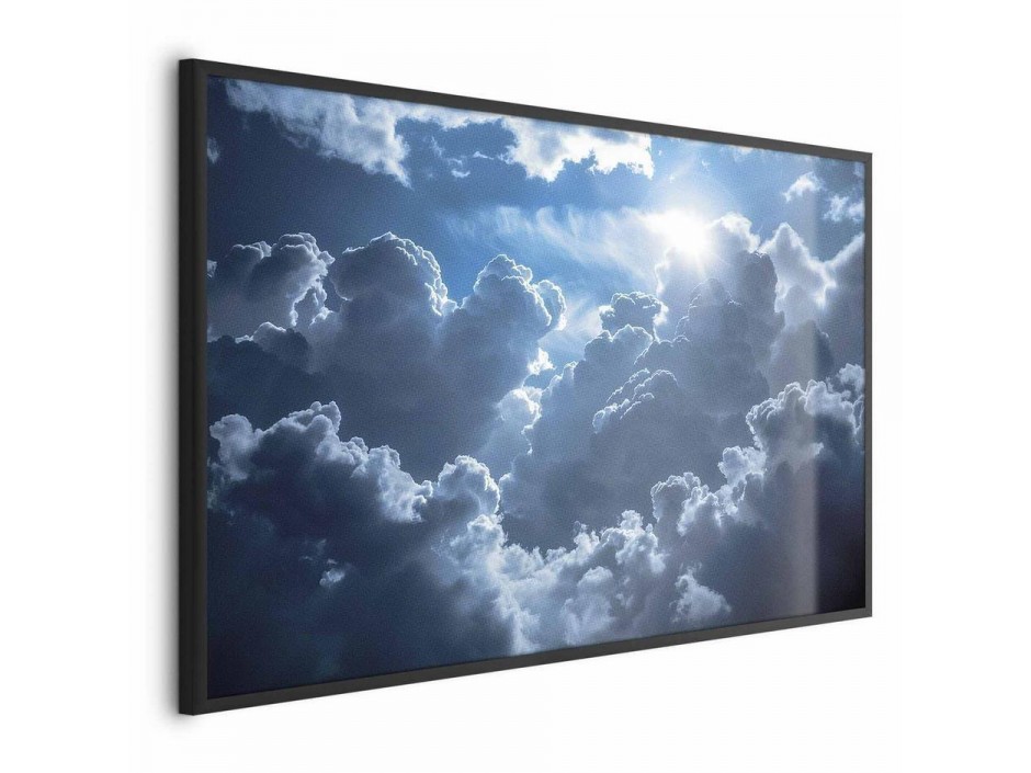 Poster - Lively Scene: The Sun Battling the Clouds