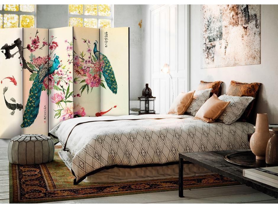 Paravent - Peacock Love II