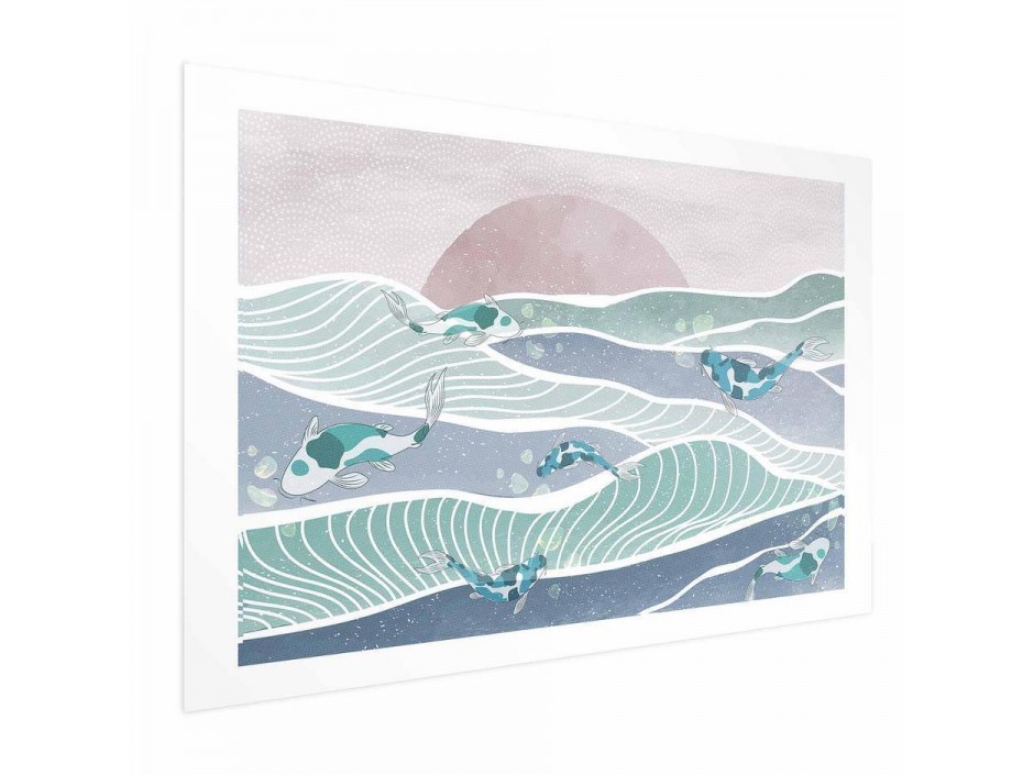 Poster - Fish on the Waves