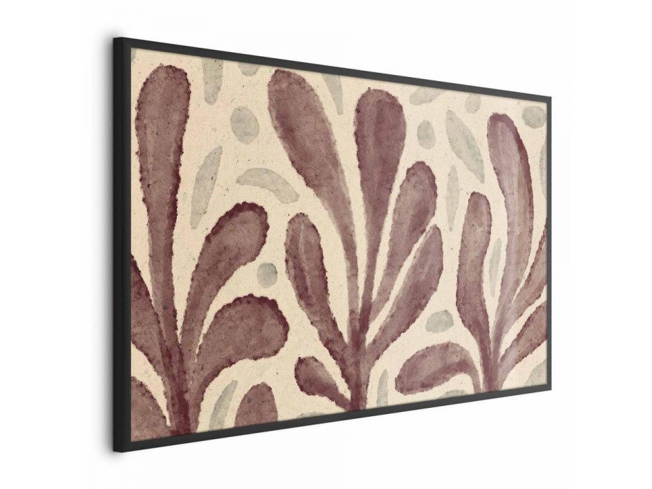 Poster - Leaves and Spots - large trembling shapes inspired by Matisse