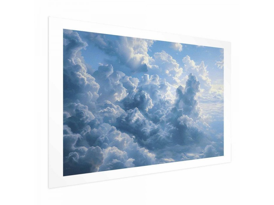 Poster - Ocean in the Air: Waving Clouds Reflecting Morning Light