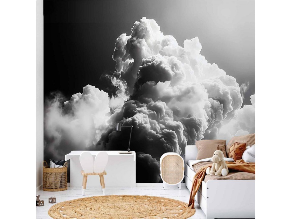 Papier peint - Clouds Like from Dreams: Let the Sun Illuminate Your Day – A Visual Feast