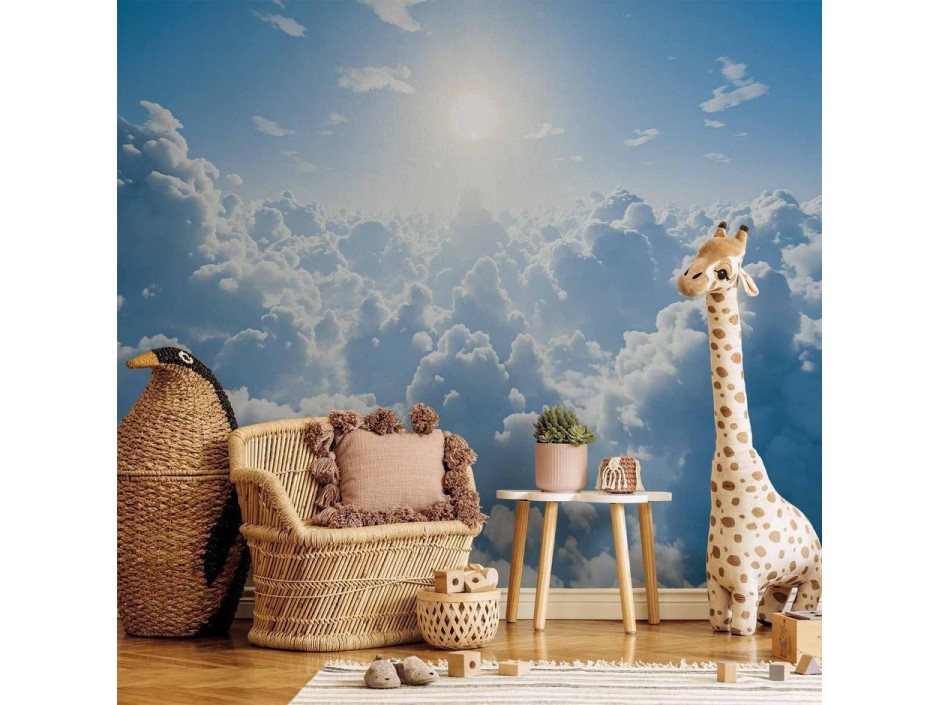 Papier peint - Heavenly Calm: Warm Rays of the Sun