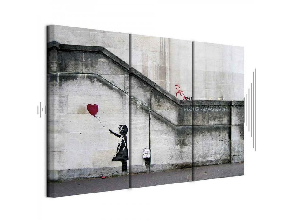 Tableau - Girl With a Balloon by Banksy