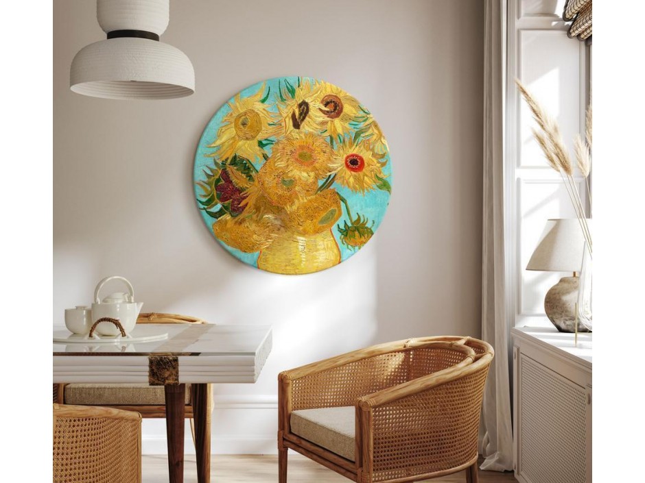 Tableau rond - Vincent van Gogh – Sunflowers II