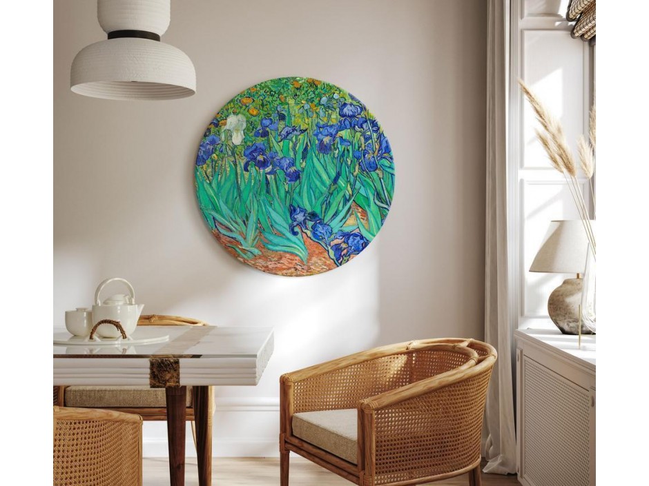 Tableau rond - Vincent Van Gogh - Irises