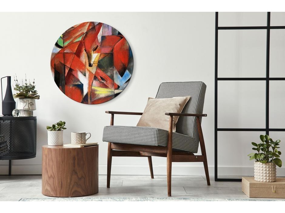 Tableau rond - Franz Marc – The Foxes