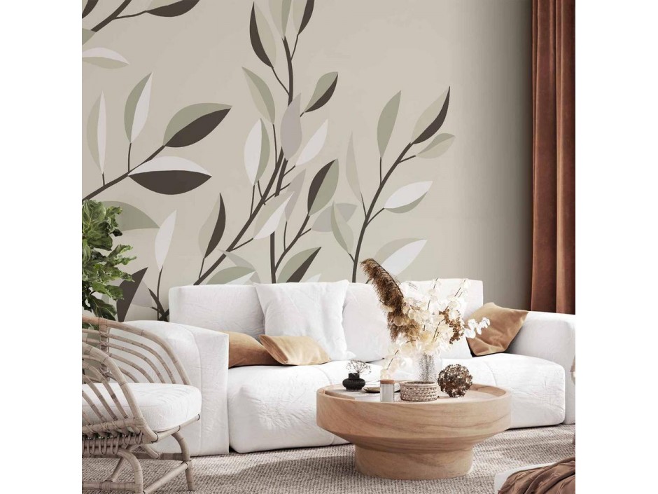 Papier peint - Climbing Leaves - First Variant