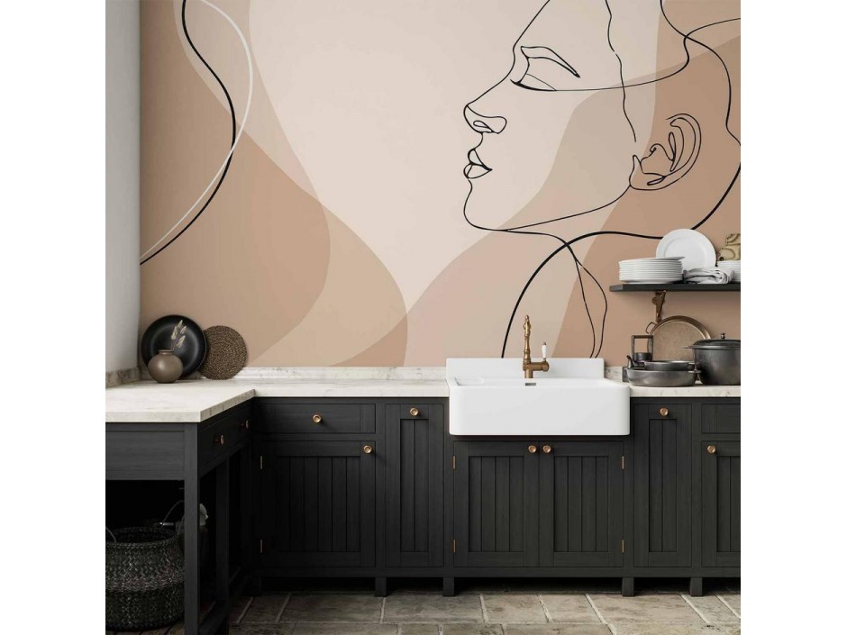 Papier peint - Line Art - Femininity