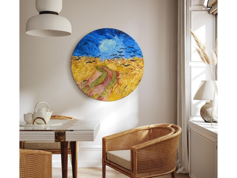 Tableau rond - Vincent van Gogh – Wheatfield With Crows