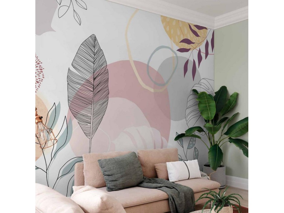 Papier peint - Vegetable Line Art