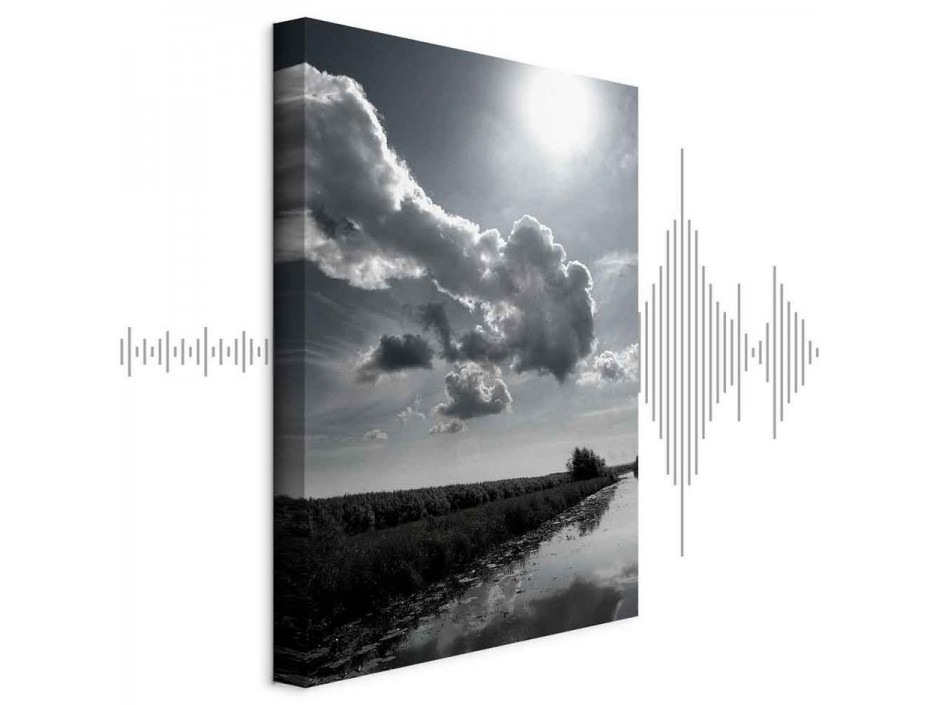 Tableau - Sun Over Clouds (1-part) - Sky Reflection in Water Field