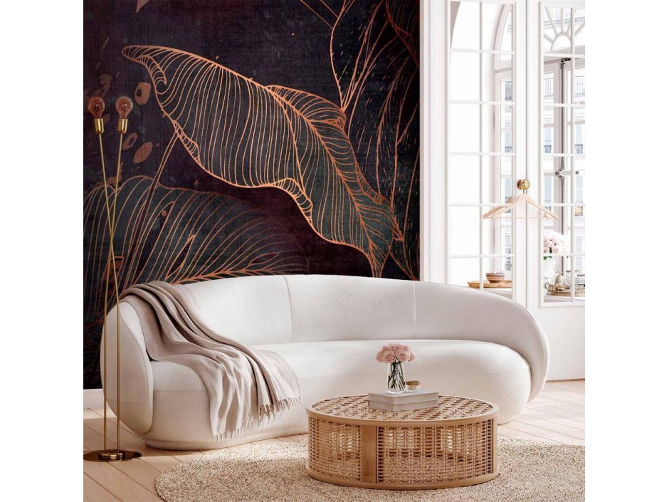 Papier peint - In a Maze of Leaves - Third Variant