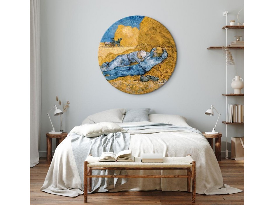 Tableau rond - Vincent van Gogh – Noon: Rest from Work