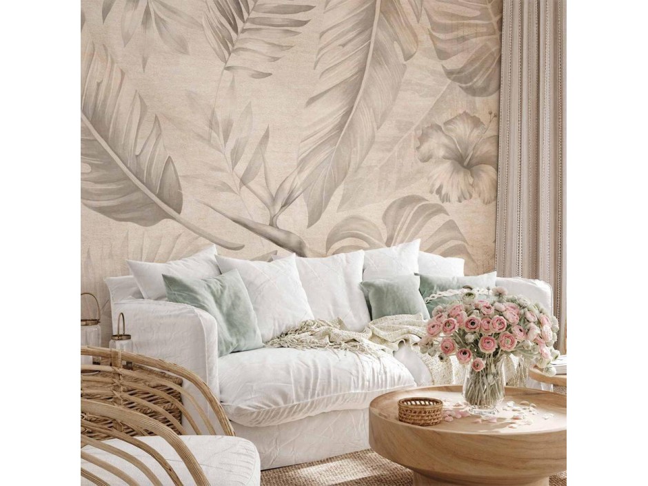 Papier peint - Tropic in Sepia