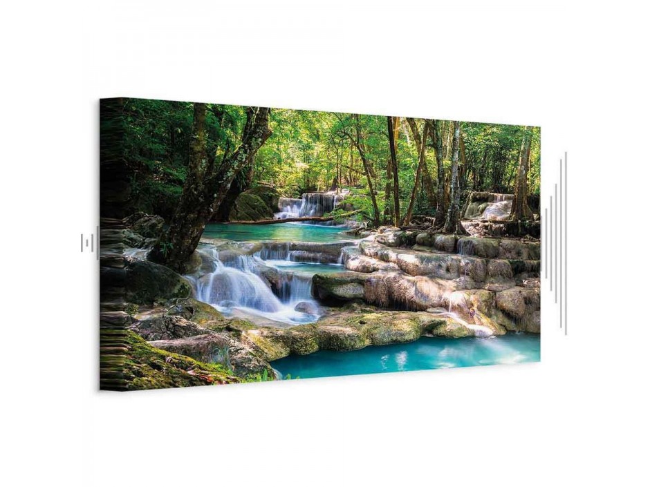 Tableau - Nature: Forest Waterfall