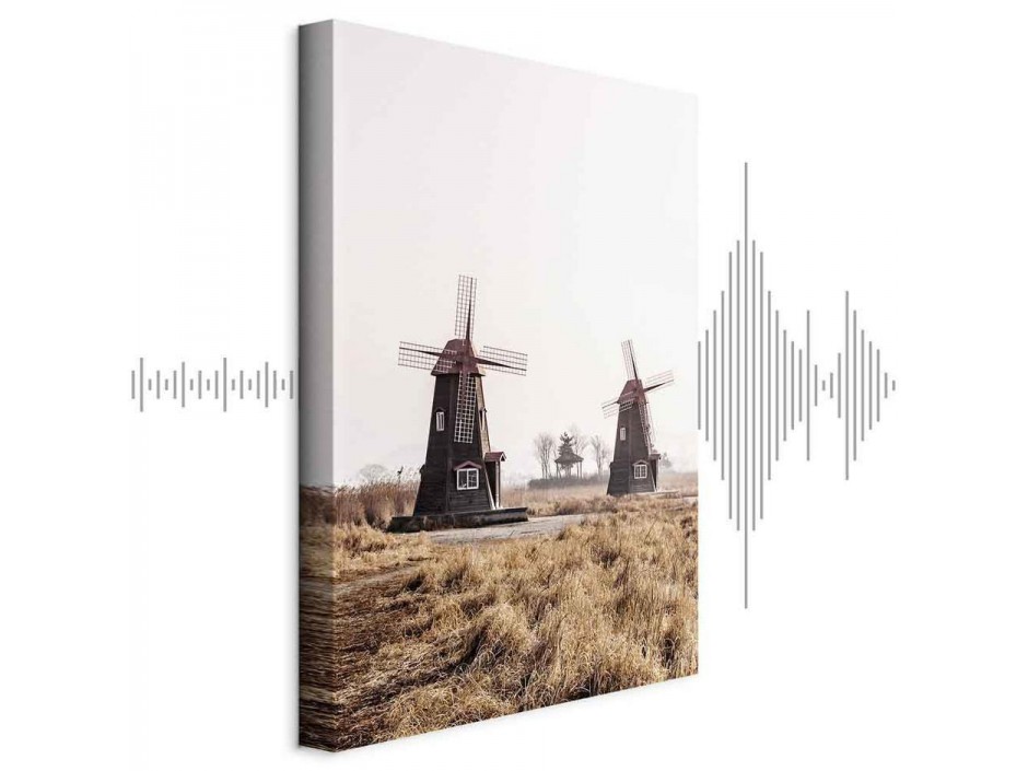 Tableau - Wooden Windmill (1 Part) Vertical