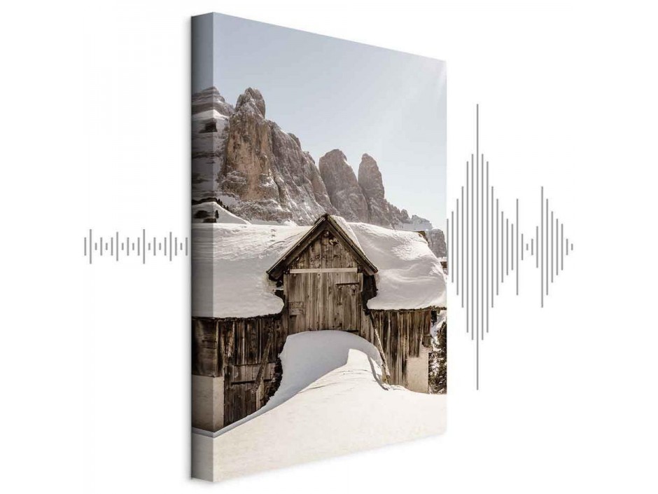 Tableau - Winter in the Dolomites (1 Part) Vertical