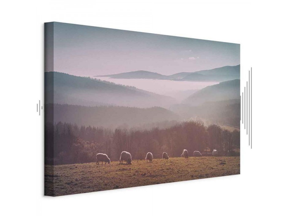 Tableau - Sheep in Mountain Landscape (1-part) - Animals in Nature