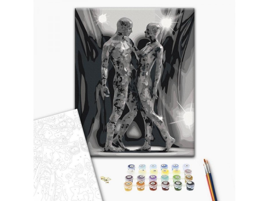 Tableau à peindre par soi-même - Couple