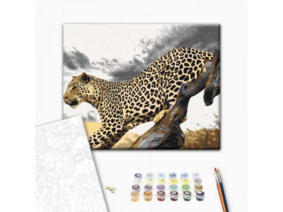 Tableau à peindre par soi-même - Guépard