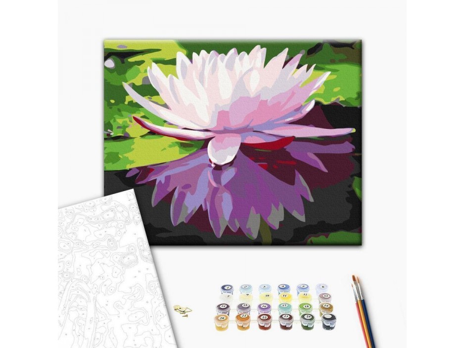 Tableau à peindre par soi-même - Nénuphar