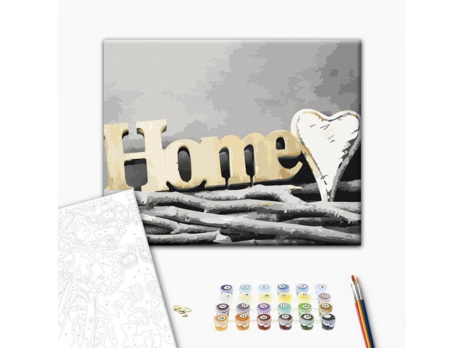 Tableau à peindre par soi-même - Home on the Branches