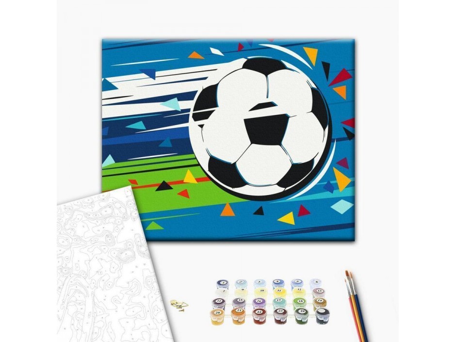 Tableau à peindre par soi-même - Shoot and Goal!
